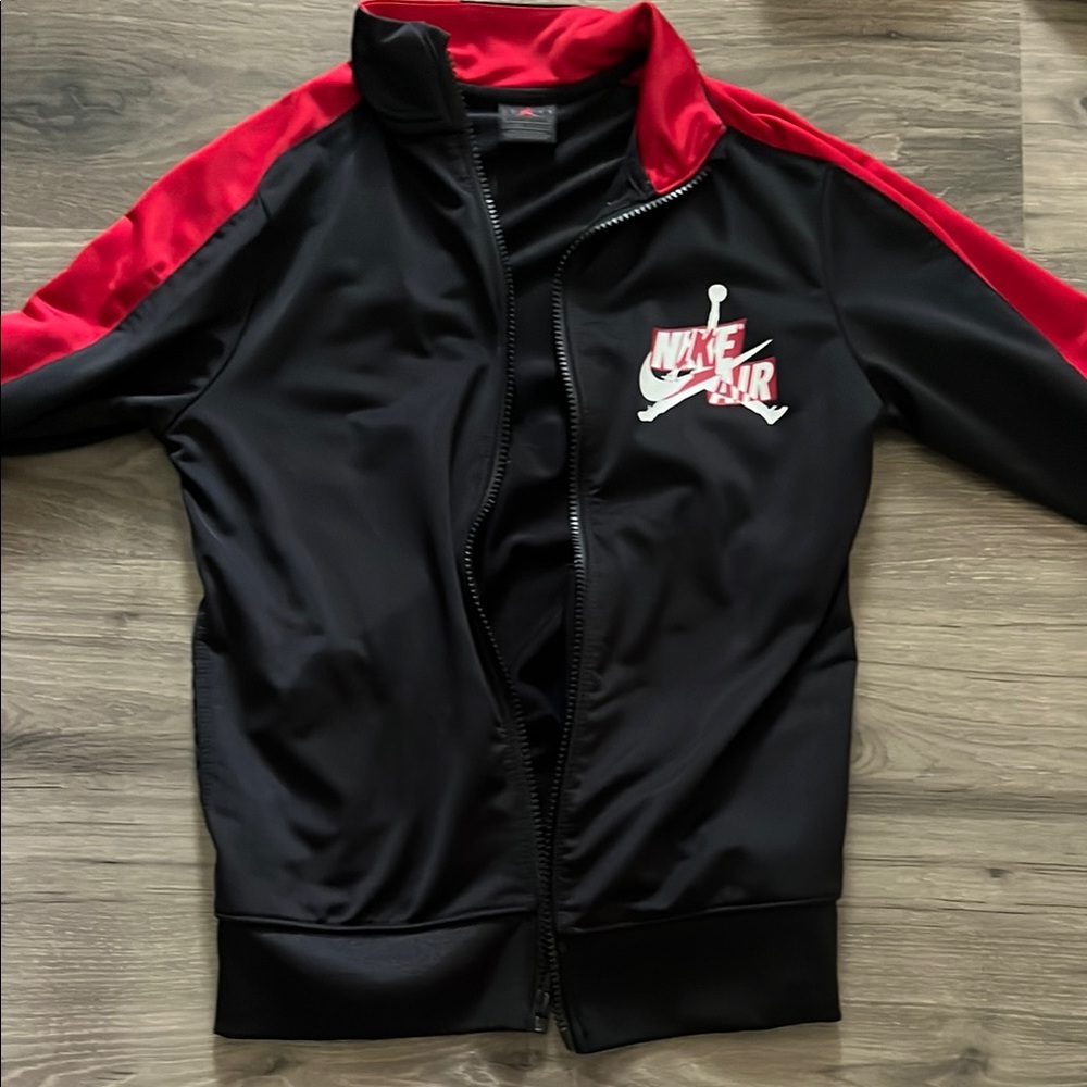 Nike Kids Black and Red Jacket